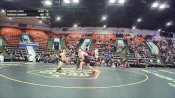 190 lbs Quarterfinals (8 Team) - Frankie Crus, Whitehall vs Haegan Hansen, Hart