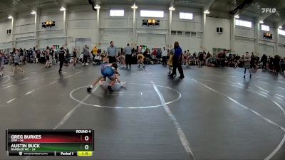 92 lbs Round 4 (10 Team) - Greg Burkes, OMP vs Austin Buck, Rambler WC