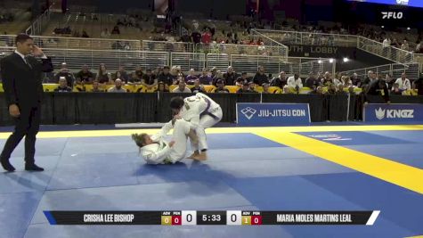 Maria Moles Martins Leal vs Crisha Lee Bishop 2025 Pan Jiu Jitsu IBJJF Championship
