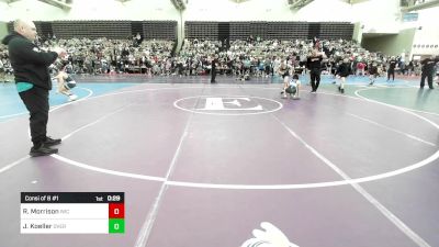 89-M lbs Consi Of 8 #1 - Ryan Morrison, Immortals Wrestling Club vs Jackson Koeller, Overtime