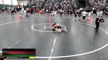 65-71 lbs Cons. Round 2 - Emma Zagorski, Pikes Peak Warriors vs Reagan Dukat, Big Red Wrestling