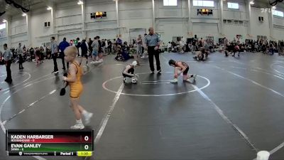 52 lbs Round 3 (10 Team) - Evan Ganley, SHWA vs Kaden Harbarger, ROUGHHOUSE