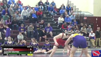 175 lbs Cons. Round 1 - Briar Mast, Union, LaPorte City vs Matthew Bratten, Oelwein