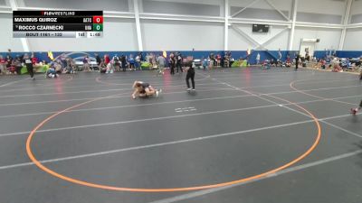 132 lbs Cons. Round 6 - Maximus Quiroz, Unattached vs Rocco Czarnecki, Unattached