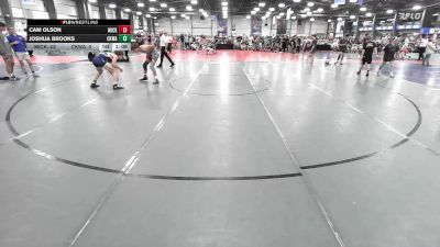 119 lbs Rr Rnd 2 - Cam Olson, Micky's Maniacs Blue vs Joshua Brooks, CKWA