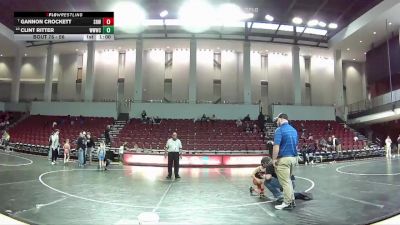 56 lbs Champ. Round 1 - Gannon Crockett, Rural Retreat vs Clint Ritter, Willie Walters Wrestling Club