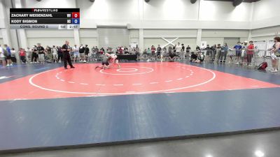 165 lbs Cons. Round 5 - Zachary Meisenzahl, WV vs Kody Sigmon, NC