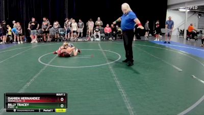 72 lbs Semis (4 Team) - Billy Tracey, PTRTC vs Damien Hernandez, Kraken Elite