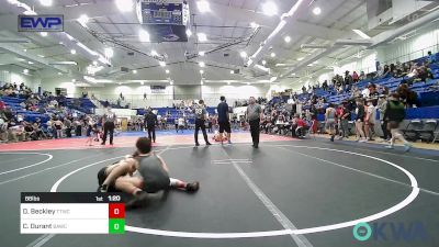 88 lbs Final - Dawson Beckley, Team Tulsa Wrestling Club vs Colton Durant, Broken Arrow Wrestling Club