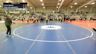 106 lbs Round Of 32 - Lucas Mendez, CA vs Vince Von Bernewitz, VA