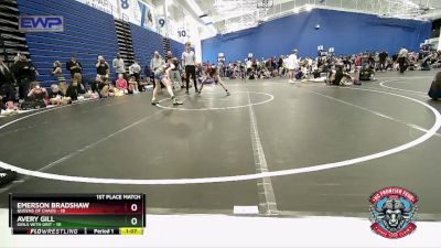 75 lbs Placement (4 Team) - Emerson Bradshaw, Queens Of Chaos vs Avery Gill, Girls With Grit