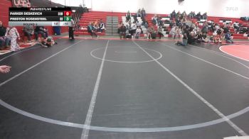 59-66 lbs Round 5 - Preston Rosensteel, Berkeley Braves vs Parker Deskevich, Somerset