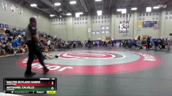 132 lbs Cons. Round 2 - Nathaniel Calvillo, Fairview vs Walter Rutland Harris, Hume Fogg