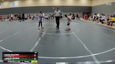 80 lbs Round 1 (10 Team) - Lucas Felicano, 84 Athletes vs Landon Wilbur, Full Circle