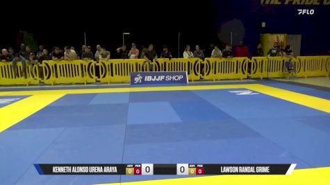 Lawson Randal Grime vs Kenneth Alonso Urena Araya 2025 Pan IBJJF Jiu-Jitsu No-Gi Championship