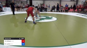 79 kg Round Of 64 - Bubba Wilson, Nebraska Wrestling Training Center vs Martin Larkin, Michigan Wrestling Club