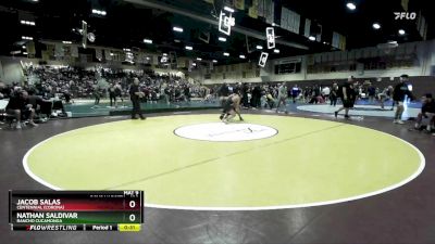 138 lbs Cons. Round 4 - Nathan Saldivar, Rancho Cucamonga vs Jacob Salas, Centennial (Corona)