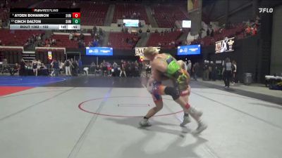 182 lbs Cons. Semi - Ayden Bohannon, Coyote Wrestling Club vs Cinch Dalton, Cody Wrestling Club
