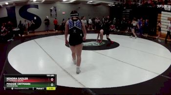 155 lbs. Champ. Round 3 - Kendra Sadler, Ft. Zumwalt South vs Maggie Ortmann, Washington