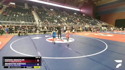 62 lbs Quarterfinal - Hudson Hengstler, Douglas Wrestling Club vs Remington Hurtado, Riverton USA Wrestling