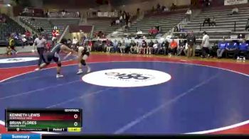 6A 182 lbs Semifinal - Kenneth Lewis, Bentonville High vs Brian Flores, Rogers High