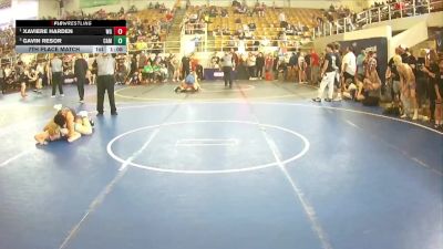 159 lbs 7th Place Match - Gavin Resor, Cambridge vs Xaviere Harden, West Geauga