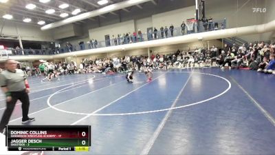 61 lbs Semis & 3rd Wb (16 Team) - Jagger Desch, Shootbox vs Dominic Collins, Sanderson Wrestling Academy