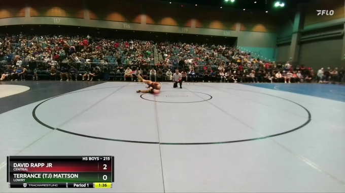 David Rapp Bbb 215 lbs Champ. Round 1 - Terrance (tj) Mattson, Lowry vs David Rapp Jr ...