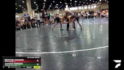 132 lbs Placement (4 Team) - Gustavo Ferreira, Alabama Elite Gold vs Braxton Chiasson, BRAWL Silver