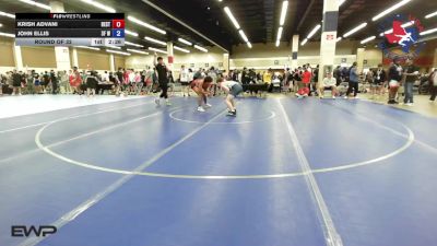 144 lbs Round Of 32 - Krish Advani, Best Trained Wrestling vs John Ellis, 3F Wrestling