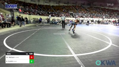 90 lbs Round Of 16 - Montra Nelson, Cowboy Wrestling Club vs Kyus Eulitt, Miami Takedown Club