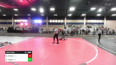 64 lbs Semifinal - Scarlett Amina, Flow Academy HI vs Keira Thach, Eastvale Elite