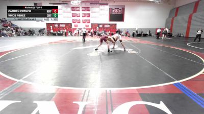 133 lbs Quarterfinal - Camren French, Northern Illinois - Unatt vs Vince Perez, Central Michigan