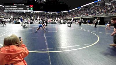 103 lbs Round Of 32 - Tanner Stuart, Warren vs Caden Fenstermacher, Blue Mountain