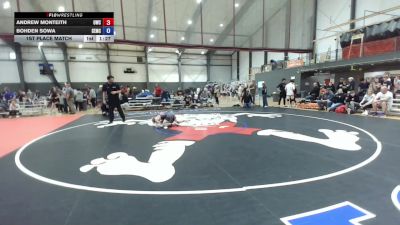 U16 FK - 138 lbs 1st Place Match - Bohden Sowa, Salem Elite Mat Club vs Andrew Monteith, Outlaw Wrestling Club