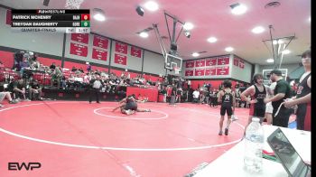 195 lbs Quarterfinal - Patrick McHenry, Broken Arrow Jh vs Treydan Daugherty, Gore Public Schools