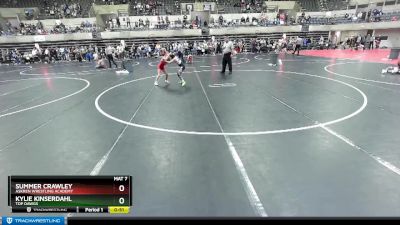 74-79 lbs Quarterfinal - Summer Crawley, Askren Wrestling Academy vs Kylie Kinserdahl, Top Dawgs