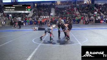 52 lbs Cons. Round 2 - Axton Jones, Lion Elite vs Felix Black, Team Lightning