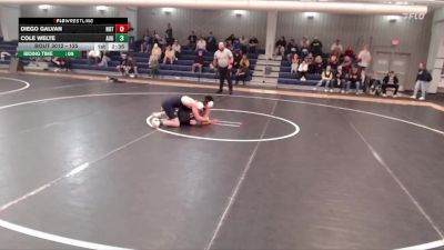 125 lbs Champ. Round 1 - Cole Welte, Augustana (SD) vs Diego Galvan, Northern Oklahoma College-Tonkawa