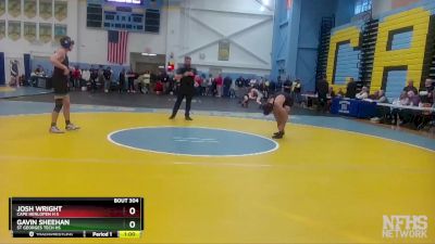 138 lbs Cons. Round 3 - Josh Wright, Cape Henlopen H S vs Gavin Sheehan, St Georges Tech HS
