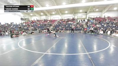 65 lbs Quarterfinal - Paxton Pitcher, Sanderson Wrestling Academy vs Drake Hansen, Westlake