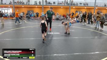 55 lbs Quarterfinal - William Farahvashi, Eastside Youth Wrestling vs Denver Rowland, Team Tiger