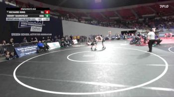 4A Boys 132 lbs Champ. Round 1 - Richard King, Tillamook Boys vs Henry Bankhead, North Marion Boys