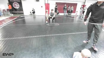 45 lbs Round Of 16 - Nash Burr, Ponca City Wildcat Wrestling vs Trek Castor, Woodward Youth Wrestling