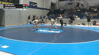 157 lbs Quarterfinal - Brent Nicolosi, Mount Olive vs Joe Bertrand, King