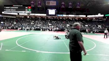 50 lbs Champ. Round 1 - Chase Wells, CWA1 vs Vinny Lashaway, EWO3