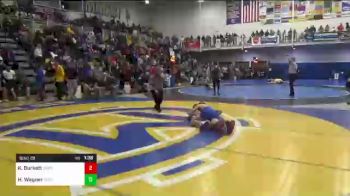 126 lbs R-64 - Kobi Burkett, Chestnut Ridge vs Huntre Wagner, Bishop McDevitt