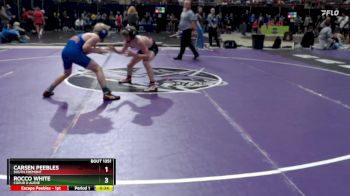 113 lbs Cons. Round 5 - Rocco White, Coeur D Alene vs Carsen Peebles, South Fremont