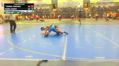 125 lbs Cons. Round 2 - Daniel Sabato, Lindsey Wilson (Ky.) vs Gabriel Martinez, Central Baptist (Ark.)