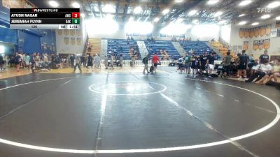 126 lbs Round 1 (8 Team) - Ayush Nagar, Avalon WC vs Jeremiah Flynn, Oakleaf WC